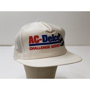 AC Deco Challenge Series Trucker Hat Cap Snapback Mesh SKM One Size Vintage